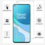 Mjukt TPU-skal till OnePlus 8T med skärmfilm i härdat glas