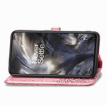 Embossed Mandala Flower Leather Case with Wallet Stand for OnePlus Nord
