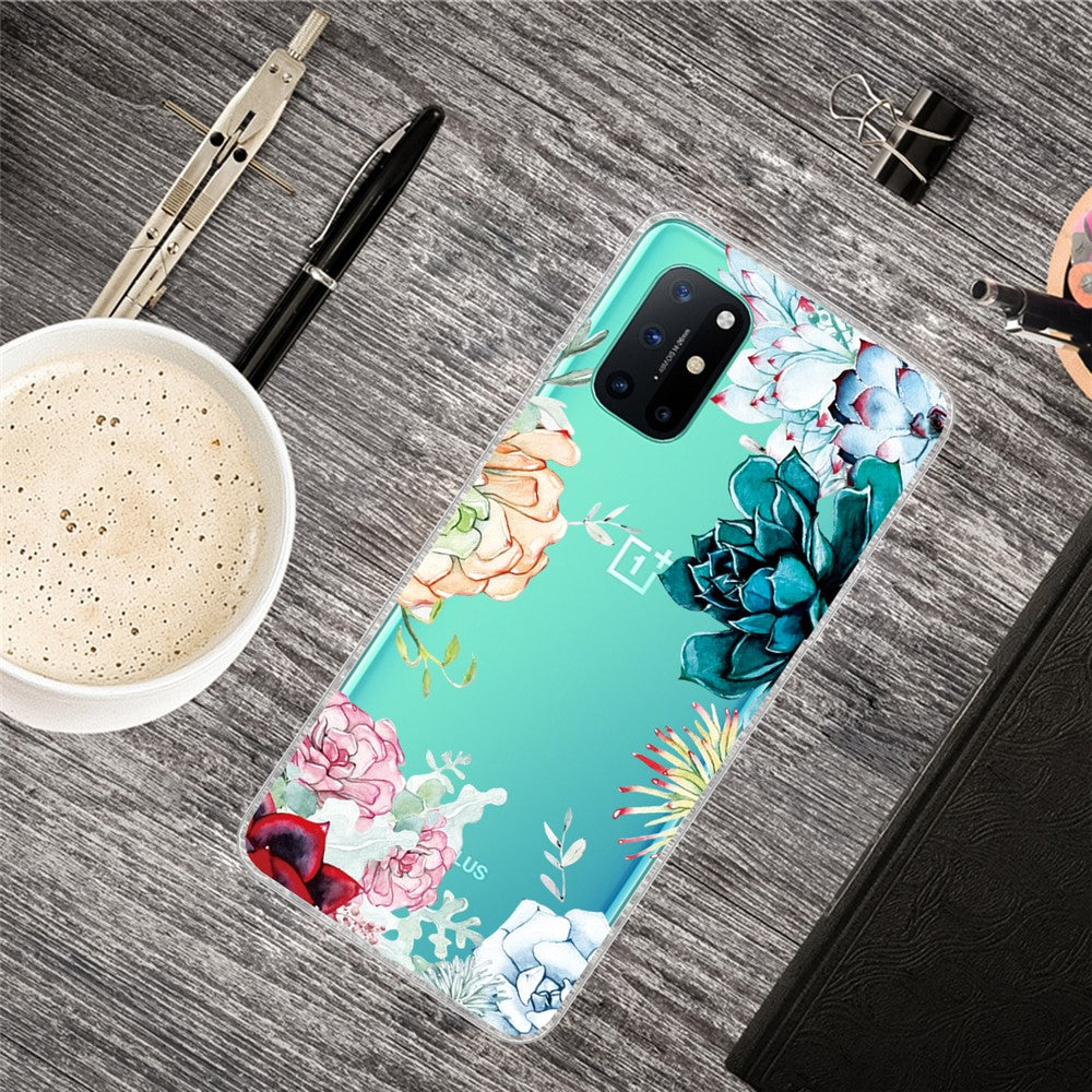 Mönstertryck IMD mjukt TPU-mobilskal för OnePlus 8T