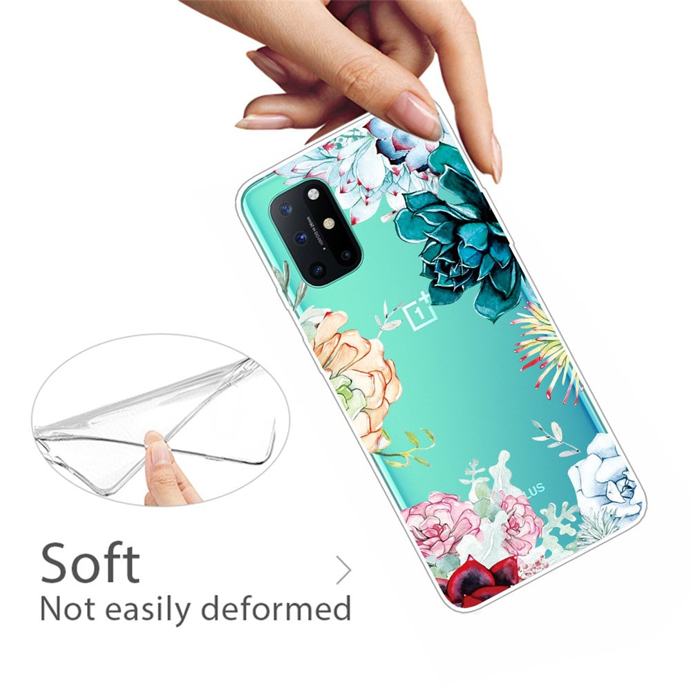 Mönstertryck IMD mjukt TPU-mobilskal för OnePlus 8T