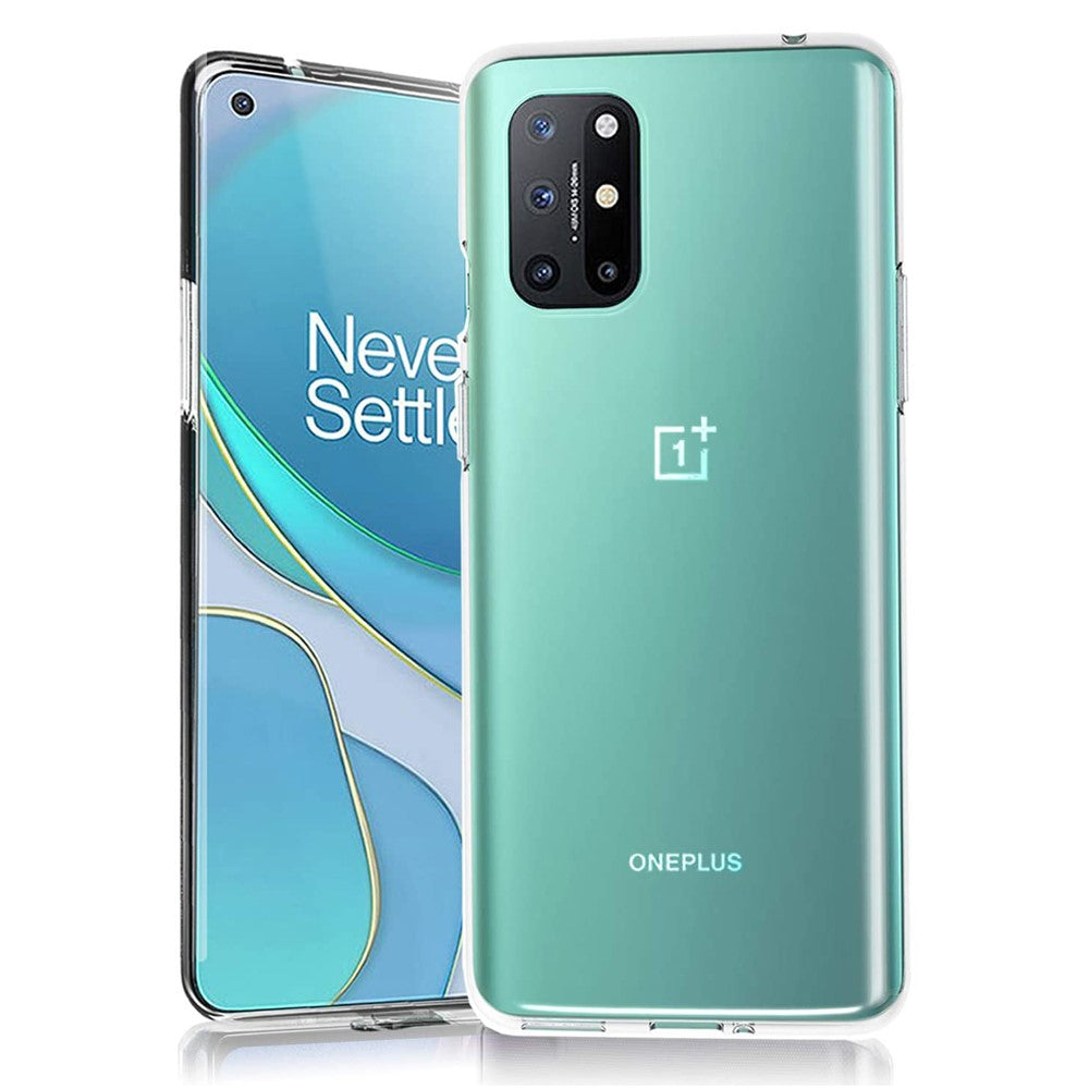 Genomskinligt TPU-bakstycke mot fingeravtryck för OnePlus 8T