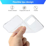 Genomskinligt TPU-bakstycke mot fingeravtryck för OnePlus 8T