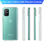 Genomskinligt TPU-bakstycke mot fingeravtryck för OnePlus 8T
