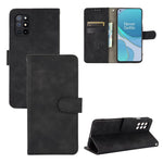 OnePlus 8T Skin-touch PU-läderplånboksfodral med stativ