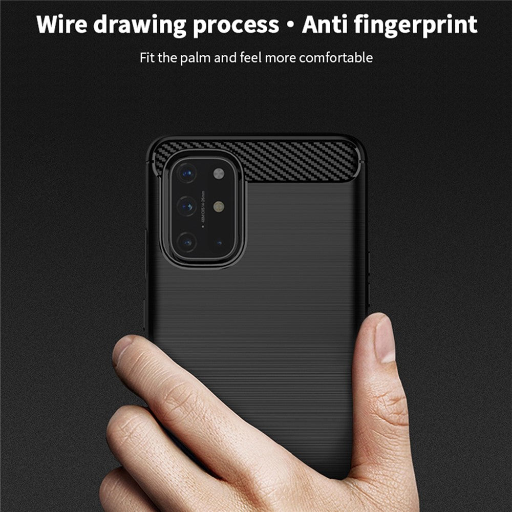 MOFI mjukt TPU-baksida i kolfiber för OnePlus 8T