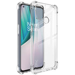 IMAK Silkeslent Anti-fall Ultratunt TPU-skal + Skärmskyddsfilm för OnePlus Nord N100