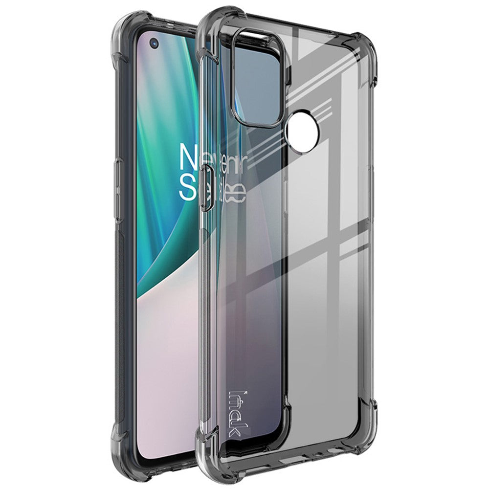 IMAK Silky Anti-drop Ultra Thin TPU Shell Case + Screen Protector Film for OnePlus Nord N100