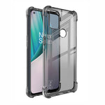 IMAK Mjukt TPU-skal med fallskydd + skärmskyddsfilm för OnePlus Nord N10 5G med hörnkuddar