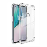 IMAK Mjukt TPU-skal med fallskydd + skärmskyddsfilm för OnePlus Nord N10 5G med hörnkuddar