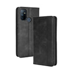 Självabsorberande Retro Läderplånboksfodral för OnePlus Nord N100