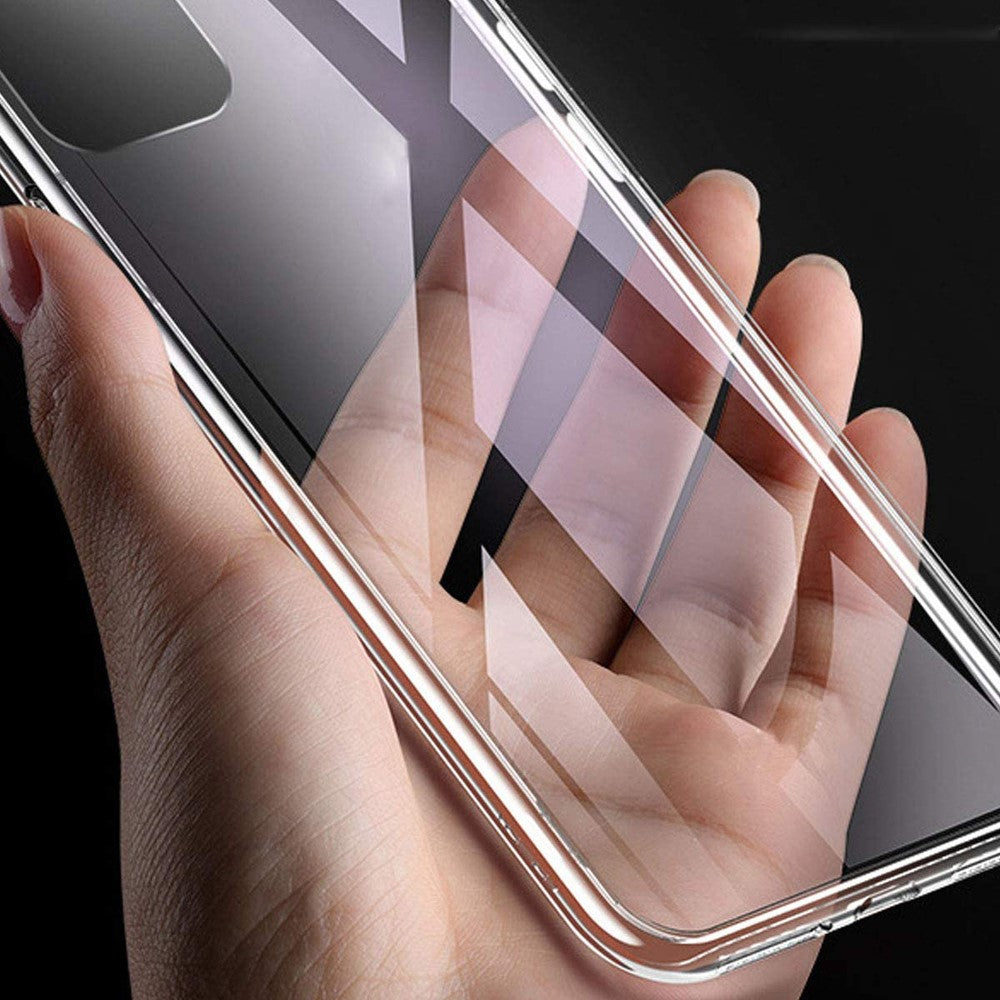 Mobilskal till OnePlus Nord N100 TPU-baksida + skärmskydd i härdat glas