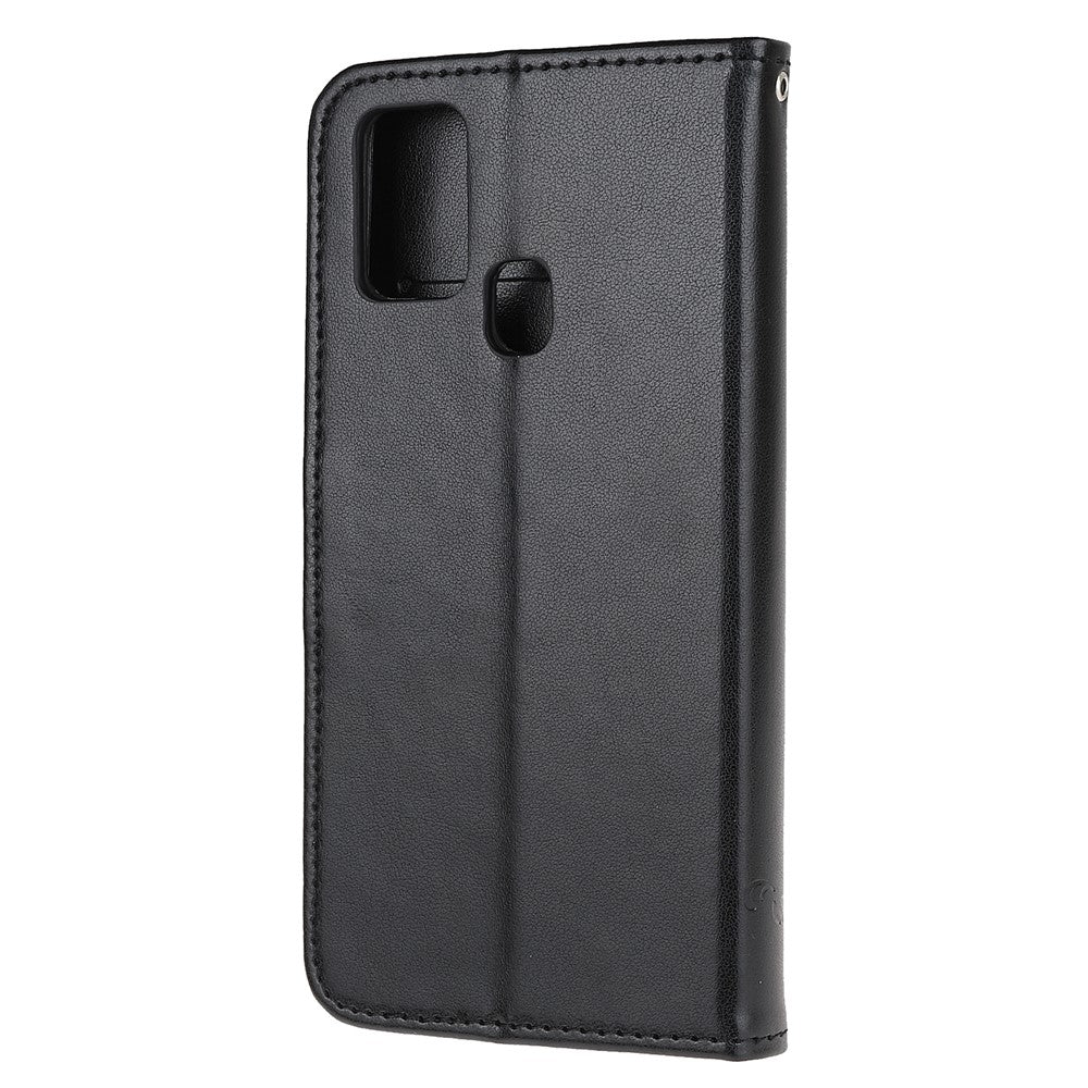 Imprint Butterfly Flower Leather Cover with Wallet for OnePlus Nord N10 5G