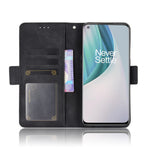 Multiple Card Slots Leather Wallet Mobile Phone Case for OnePlus Nord N10 5G