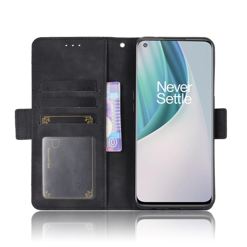 Multiple Card Slots Leather Wallet Mobile Phone Case for OnePlus Nord N10 5G