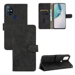 Skin-touch PU Leather Wallet Cell Phone Shell for OnePlus Nord N10 5G