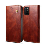 Vaxigt Crazy Horse-texturerat TPU- + PU-läderskal till OnePlus 8T