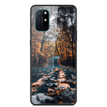 Mönstertryckt glas + TPU + PC-kombinationsskal för OnePlus 8T