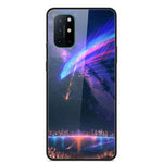 Mönstertryckt glas + TPU + PC-kombinationsskal för OnePlus 8T