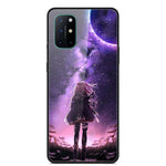 Mønstret cover i glas, TPU og PC-komposit til OnePlus 8T