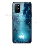 Mönstertryckt glas + TPU + PC-kombinationsskal för OnePlus 8T