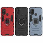 Cool Guard Ring Hållare Kickstand för OnePlus Nord N100 PC TPU Hybridskal