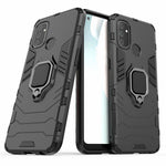 Cool Guard Ring Hållare Kickstand för OnePlus Nord N100 PC TPU Hybridskal