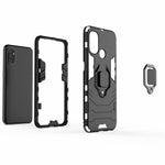 Cool Guard Ring Hållare Kickstand för OnePlus Nord N100 PC TPU Hybridskal