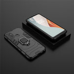 Cool Guard Ring Hållare Kickstand för OnePlus Nord N100 PC TPU Hybridskal