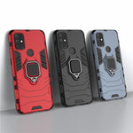 Cool Guard 2-i-1 Ringhållare Kickstand för OnePlus Nord N10 5G PC TPU Hybridskal