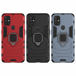 Cool Guard 2-i-1 Ringhållare Kickstand för OnePlus Nord N10 5G PC TPU Hybridskal