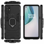 Cool Guard 2-i-1 Ringhållare Kickstand för OnePlus Nord N10 5G PC TPU Hybridskal
