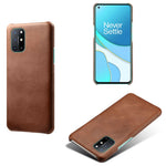 PU-läderbelagt PC-mobilskal för OnePlus 8T Skyddsskal