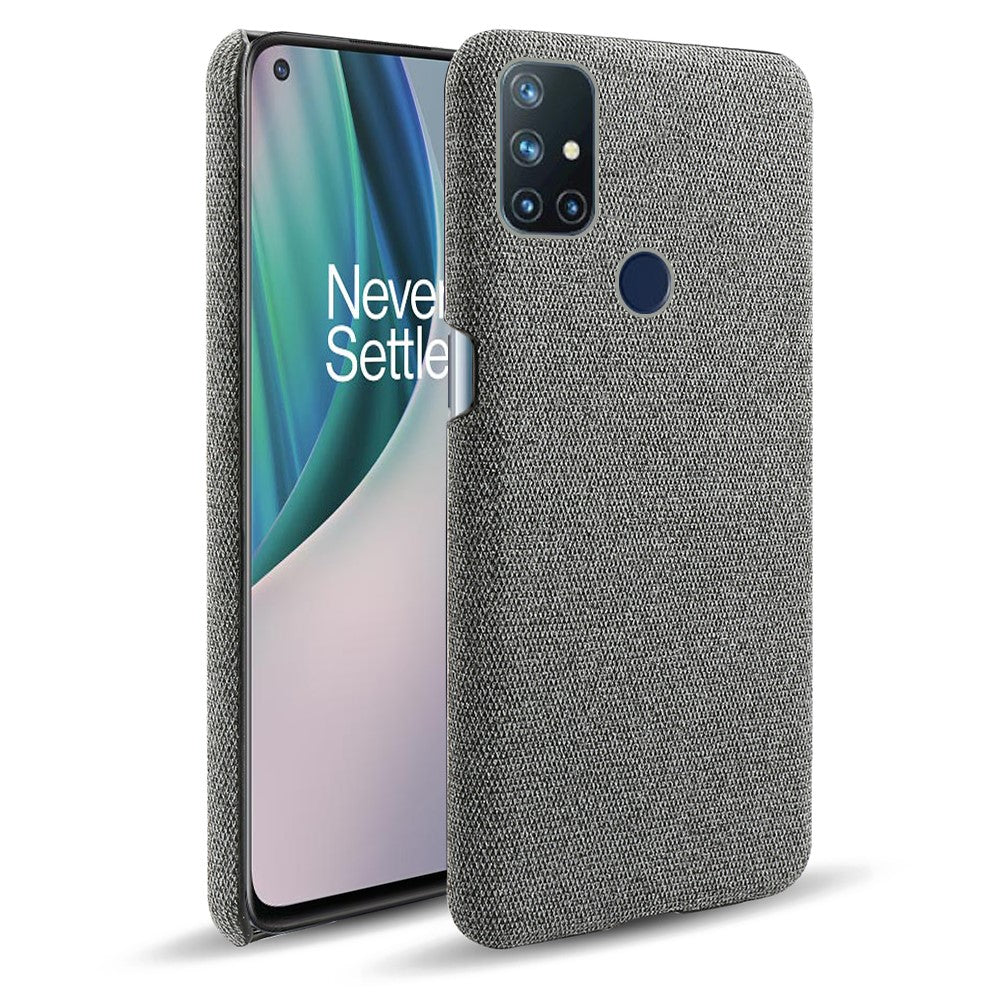 Tygstrukturerat plastskal för OnePlus Nord N10 5G