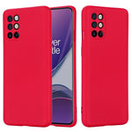 Flytande silikon, vanligt mobilskyddsskal med rem för OnePlus 8T