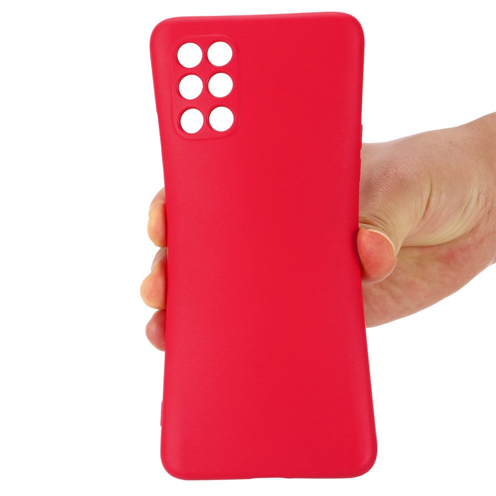 Flytande silikon, vanligt mobilskyddsskal med rem för OnePlus 8T