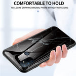 Snyggt marmormönsterskal för OnePlus Nord N100, härdat glas + PC-baksida, reptålig mjuk TPU-stötfångarram, mobilskal