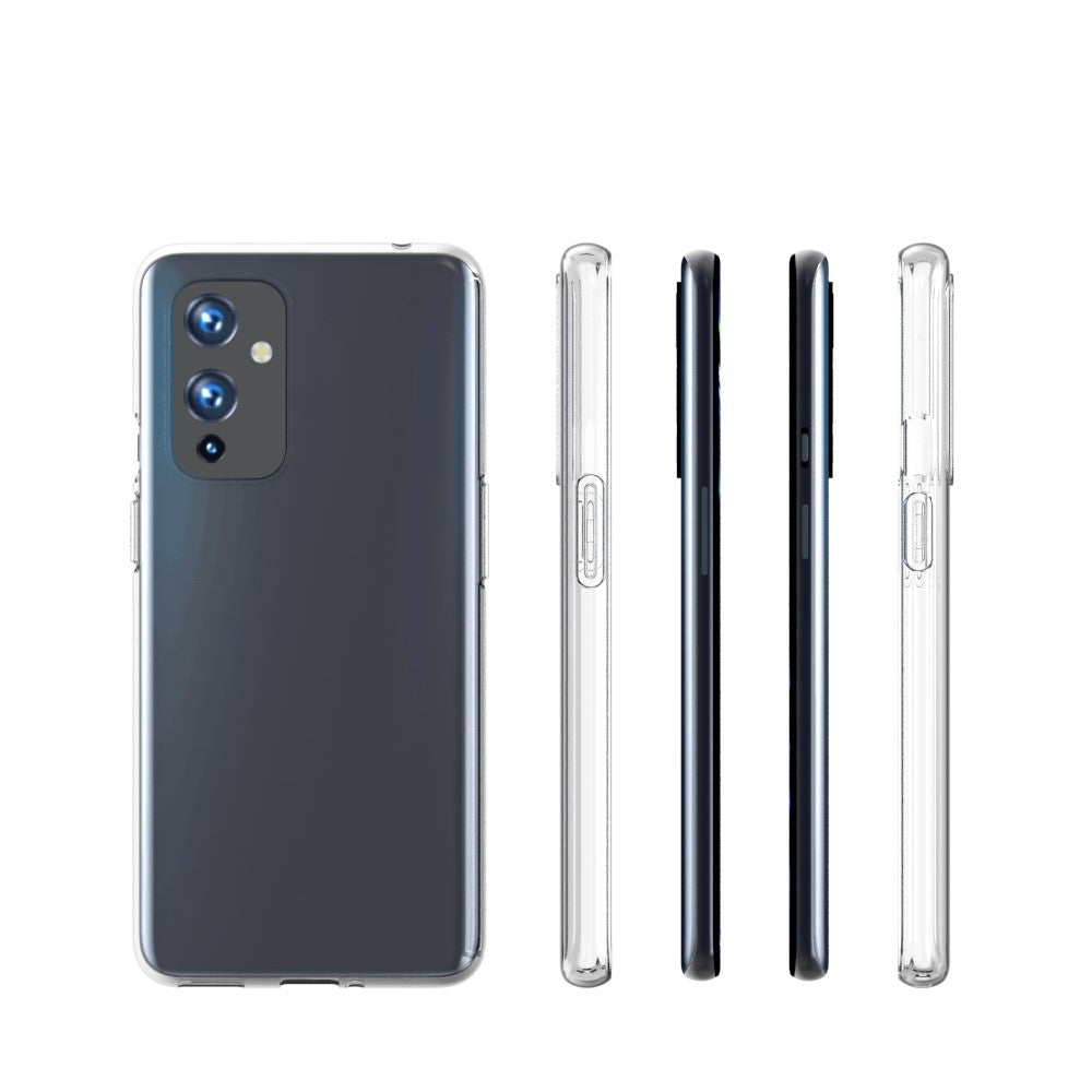 10 st/förpackning för OnePlus 9 (EU/US) (IN/CN) mobilskal vattenstämpelbeständigt flexibelt TPU-fodral