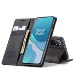 CASEME 013-serien självabsorberande läderplånboksfodral för OnePlus 8T