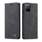 CASEME 013-serien självabsorberande läderplånboksfodral för OnePlus 8T