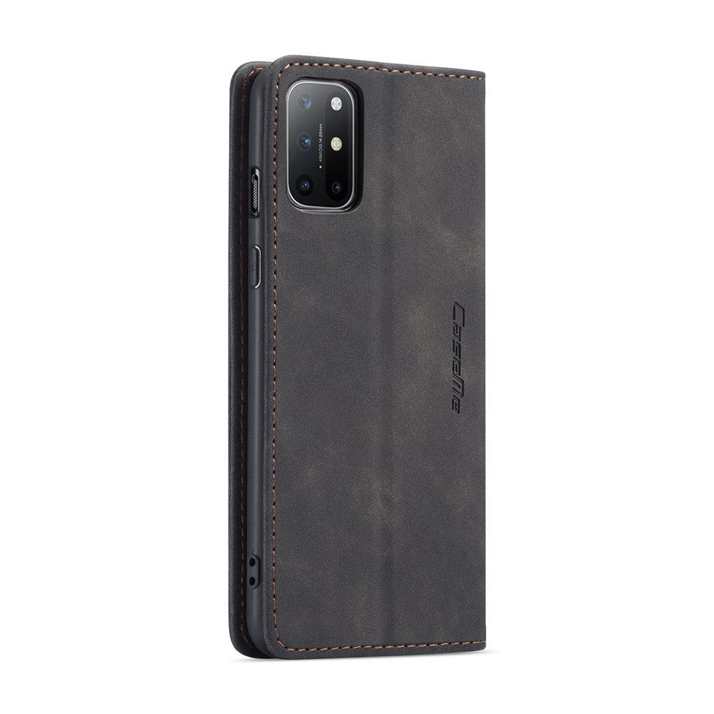 CASEME 013-serien självabsorberande läderplånboksfodral för OnePlus 8T