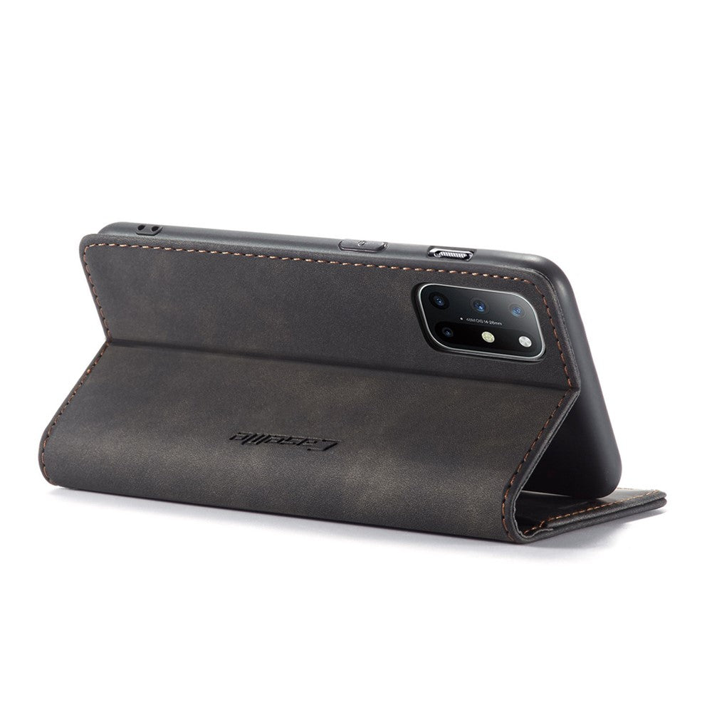 CASEME 013-serien självabsorberande läderplånboksfodral för OnePlus 8T