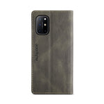 AUTSPACE A01-serien RFID-blockerande retro matt läderfodral plånbok för OnePlus 8T