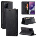AUTSPACE A01-serien RFID-blockerande retro matt läderfodral plånbok för OnePlus 8T