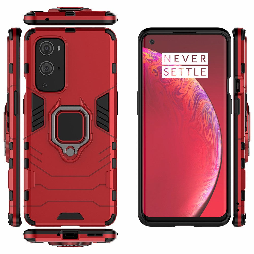 OnePlus 9 Pro 2-i-1 Cool Guard PC + TPU Hybrid Mobilskal med Stativ