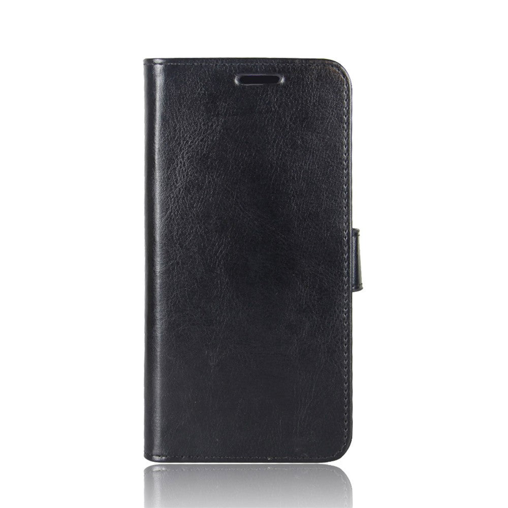 Crazy Horse Texture Leather Cover Stand Case with Wallet Design for OnePlus 9 (EU / US Version)