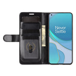 Crazy Horse Texture Leather Cover Stand Case with Wallet Design for OnePlus 9 (EU / US Version)
