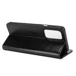 Crazy Horse Texture Leather Cover Stand Case with Wallet Design for OnePlus 9 (EU / US Version)