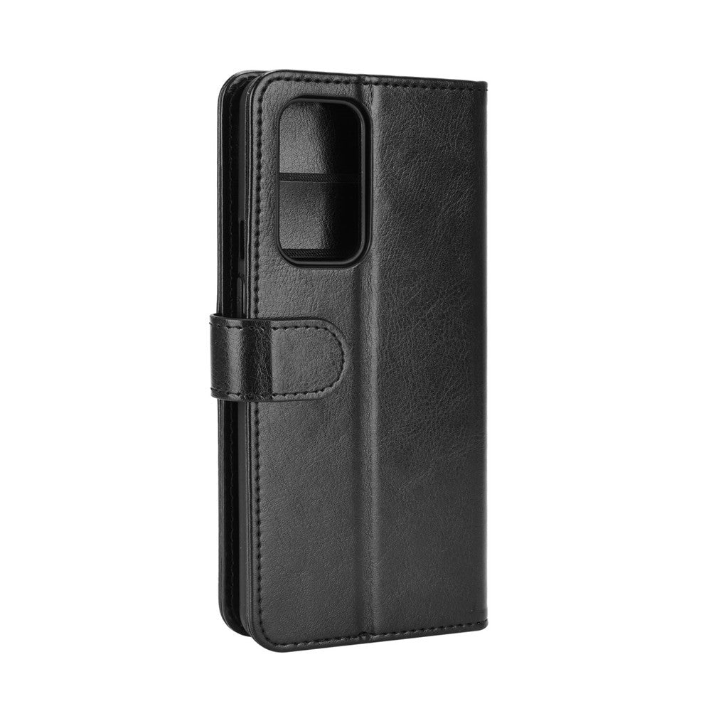 Crazy Horse Texture Leather Cover Stand Case with Wallet Design for OnePlus 9 (EU / US Version)