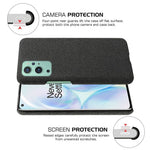 Tygstrukturerat plastskal för OnePlus 9 (EU/US-version)