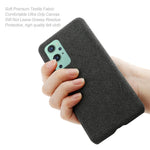 Tygstrukturerat plastskal för OnePlus 9 (EU/US-version)